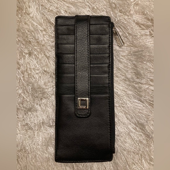 LODIS Julia Long Stacker Credit Card Black Leather Wallet - Picture 2 of 10